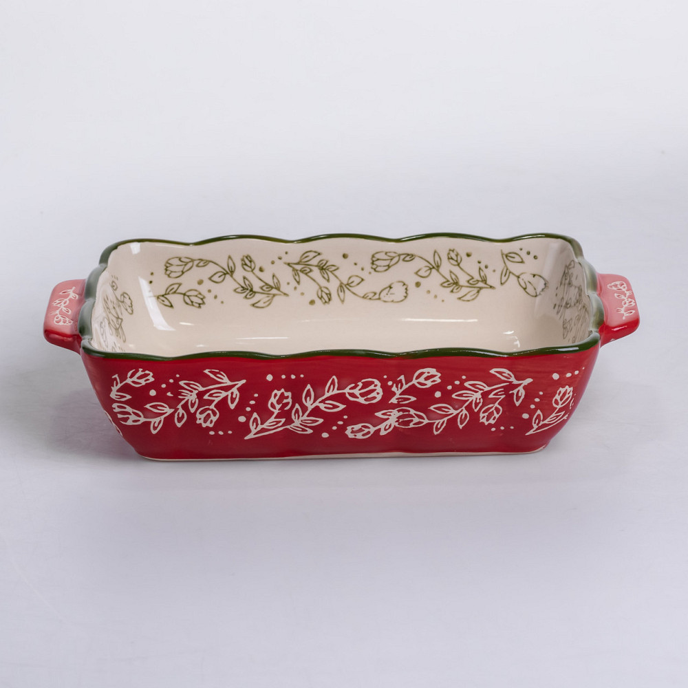 Yiwu Форма для випікання Vintage 23×14×5 (см) прямокутна форма для випікання в духовці з ручкам Коломия - фото 1