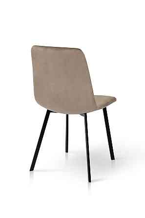 Стілець Некст, чорний/велюр мокрий пісок Київ