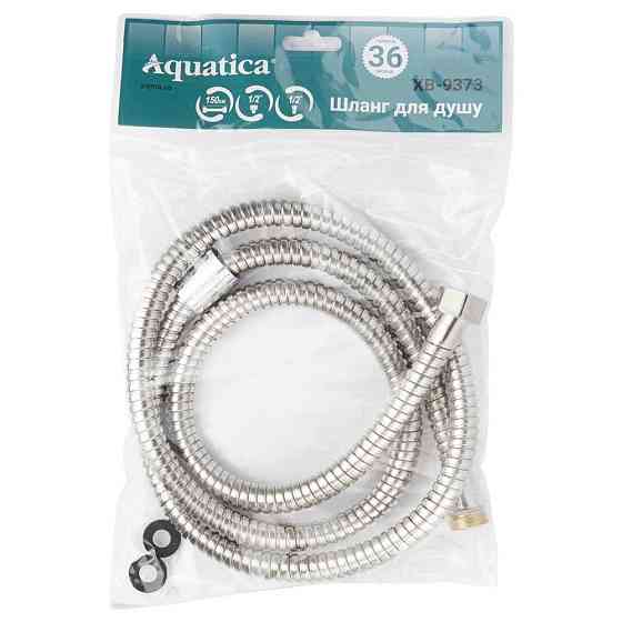 Шланг для душу 1/2" SS з підшипником 150 см AQUATICA XB-9373 (9792041) Київ