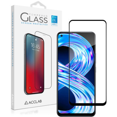Стекло защитное ACCLAB Full Glue Realme 8 (1283126523205) Винница - изображение 2
