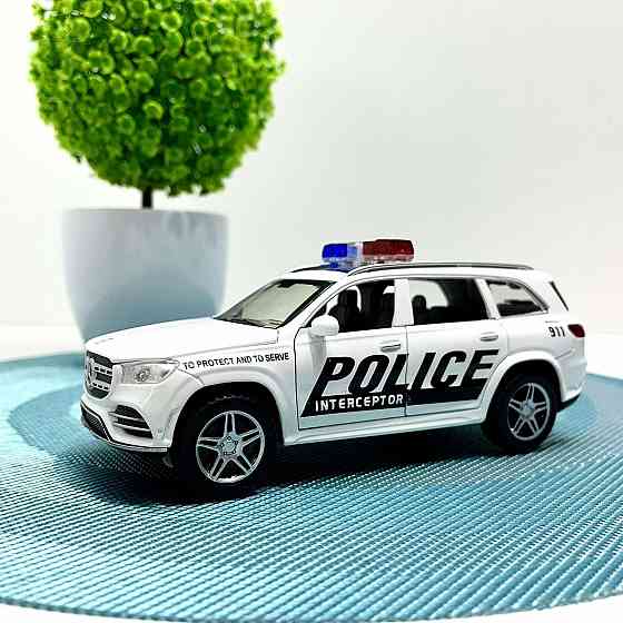 Машина Автосвіт Mercedes gls інерційна відчиняються двері 16.5 см Біла (AP-1957) Чернігів
