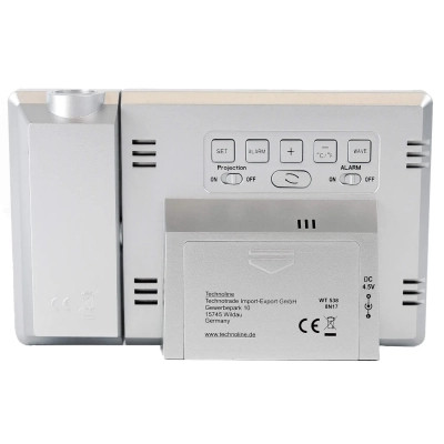 Настільний годинник Technoline WT538 проекційний Silver/Anthracite (DAS301198) Вінниця - фото 3