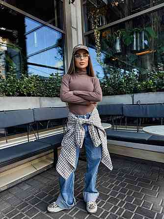 Женский теплый базовый боди из микрофлиса рuma Мокко, 42/44 Одесса