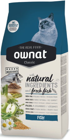 Сухой корм Овнат Ownat Classic Fish (Cat) для взрослых кошек с рыбой 1.5 кг Винница