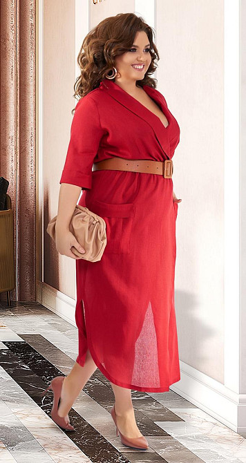 Стильна лляна сукня Київ - фото 4