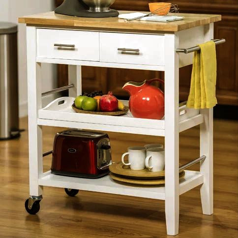 Стіл-візок "Декейтер" зефір-сієна Миколаїв - фото 1