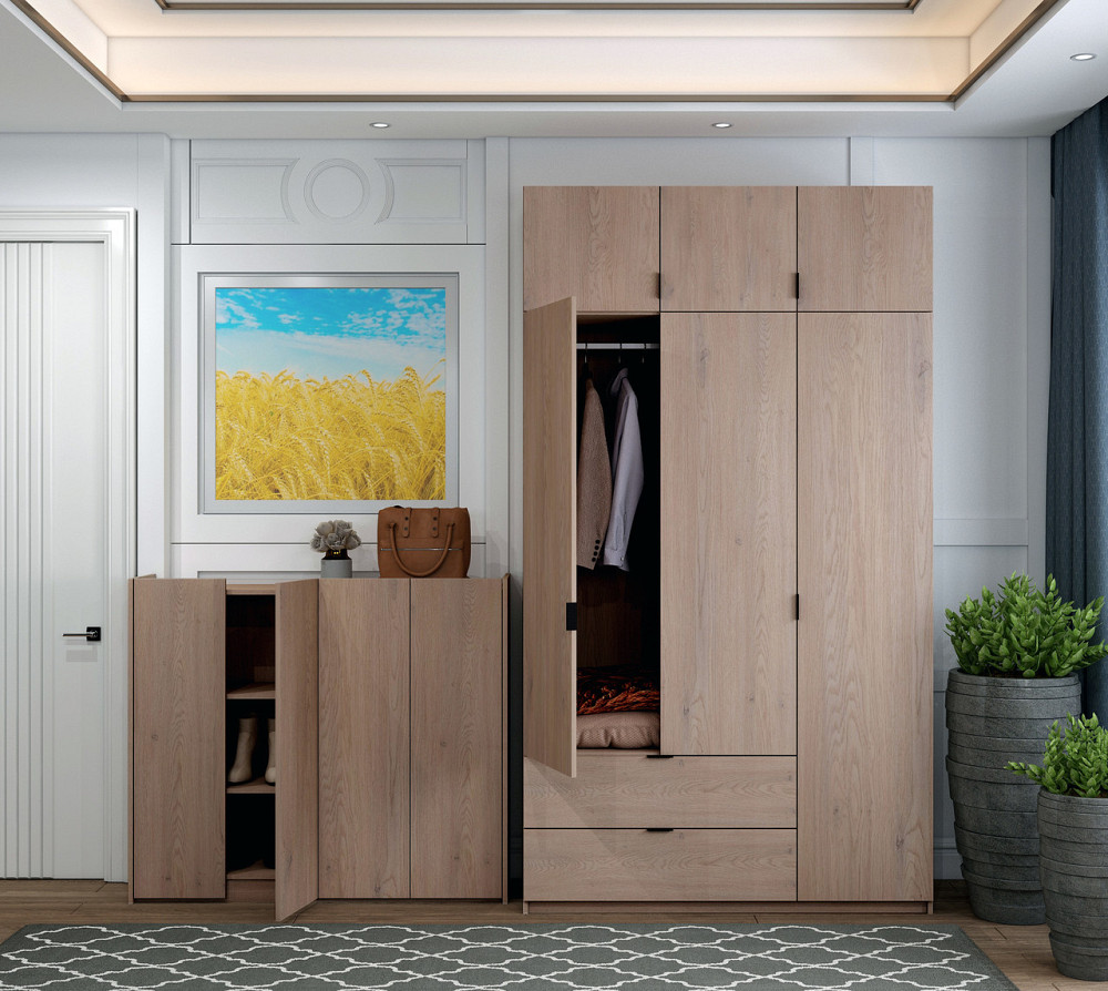 Тумба для обуви Doros Кассель Канноло 4 ДСП 128х40х110 (41516216) Львов - изображение 3