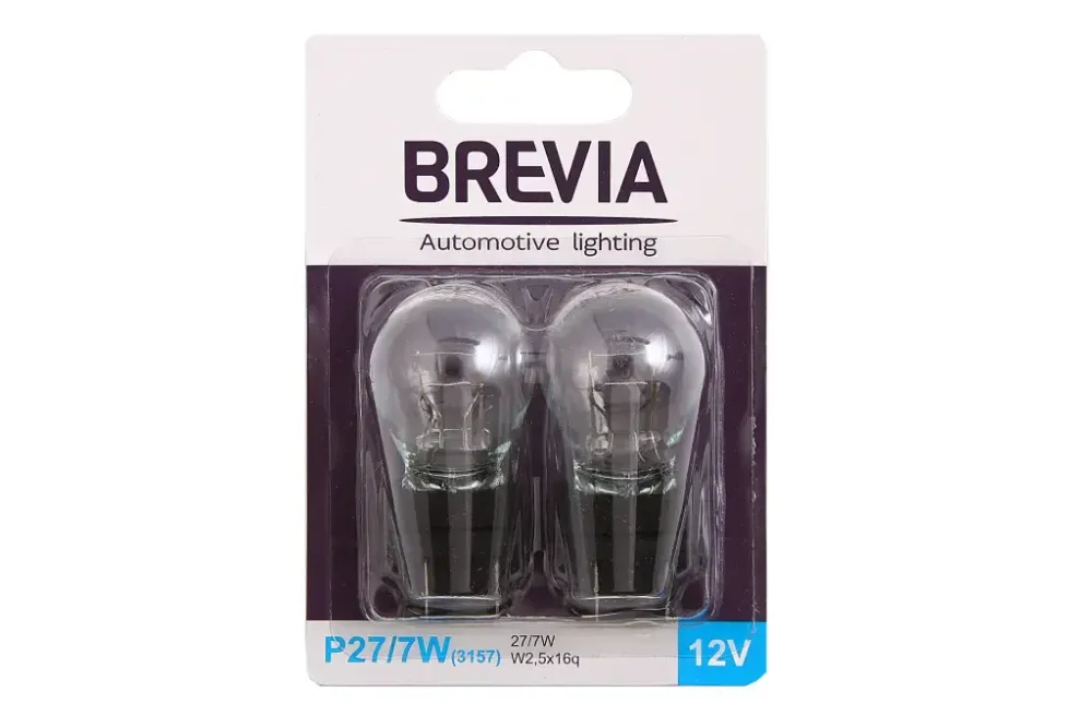 Лампа 12В 27/7 Вт P27/7W Brevia (2 шт.) Вінниця - фото 1
