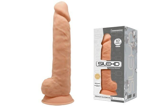 Фалоімітатор реалістичний SilexD Arnold Flesh (MODEL 5 size 10in), двошаровий, силікон+Silexpan, діа Sex Aura Київ - фото 4