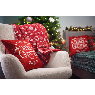 Плед Ardesto Christmas Fleece 130x160см, 100% полиэстер, заснеженные елки (ART0715PB) Винница - изображение 9