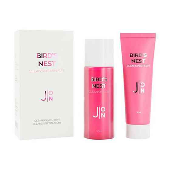 Набір мініатюр Bird's Nest Cleansing Mini Set: J:ON гідрофільна олія 55 мл пінка для вмивання 30 мл Київ