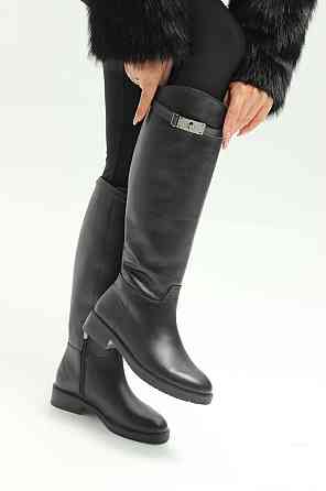 New Style Чоботи жіночі NEW STYLE 2555/2 чорні (зима євро-хутро, шкіра натуральна) (5754) 39 Коломия