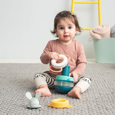 Розвиваюча іграшка Taf Toys пірамідка Кролик колекція Полярне сяйво (12445) Вінниця - фото 4