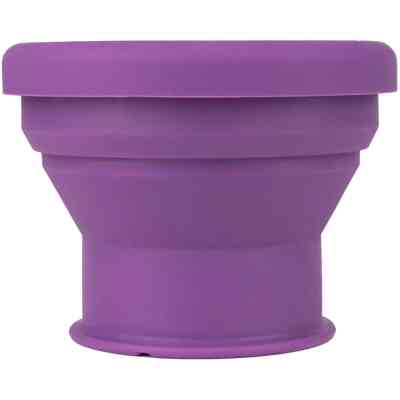 Чашка туристична Tribe Collapsible Shot 90 мл з кришкою, plum (T-FF-0030-plum) Вінниця