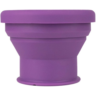 Чашка туристическая Tribe Collapsible Shot 90 мл з кришкою, plum (T-FF-0030-plum) Винница - изображение 2