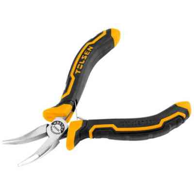 Плоскогубці Tolsen міні-довгогубці загнуті 115 мм Ерго рукоятки (10353) Вінниця