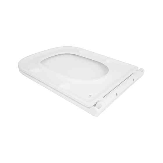 Сидіння для унітаза Qtap (Gemini 490) 428x344x37,5 мм, White, з мікроліфтом, Slim Duroplast, Quick Release QTSC179W49385 Київ