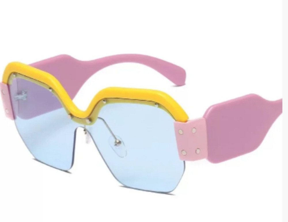 Окуляри сонцезахисні модні жіночі блакитні Vikulsi Київ - фото 1