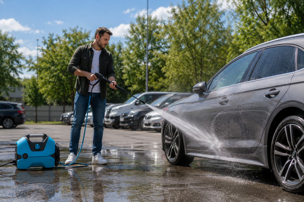 Автомойка высокого давления 220Вт 1400Вт 100Бар Синий Киев - изображение 6