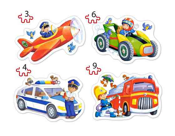 Пазл Castorland 4х1(3,4,6,9), шт Киев