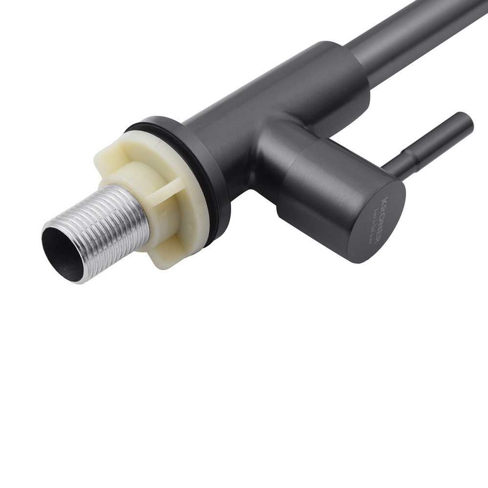 Кран на одну воду Kroner KRP Edelstahl Klassisch - SCH098PVD графит Киев - изображение 8