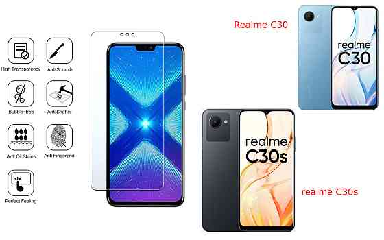 Защитное стекло NeoGlass для Realme C30, realme C30s – ультрапрозрачное и устойчивое Киев