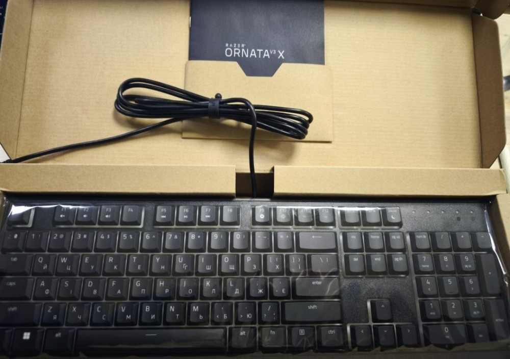 Клавіатура Razer Ornata v3  X  UKR гравіровка. Київ - фото 1
