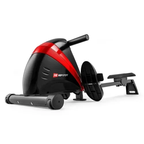 Гребний тренажер магнітний Hop-Sport 030R чорно-червоний Київ - фото 1