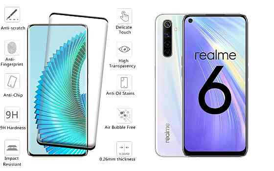 Захисне скло HyperGlass Pro для Realme 6, Realme 6i, Realme 6s, Realme 6 Pro – максимальна чутливість та захист Київ