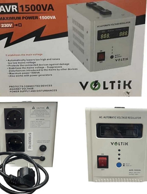 Стабілізатор напруги 1.5VA Voltik Poland. Харків - фото 3