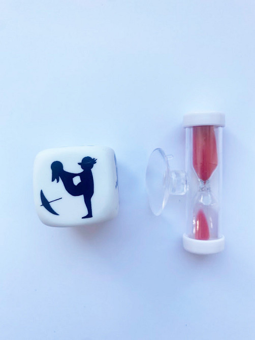 Гральний набір: кубик + пісочний годинник Sex Aura Київ - фото 4