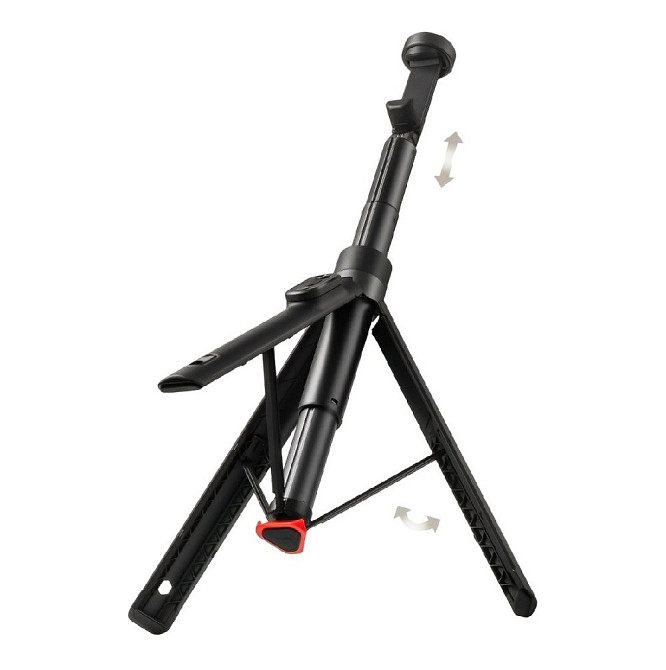 Селфі-трипод Xiaomi Zoom Floor Selfie Stick Tripod 62" Black Київ - фото 3