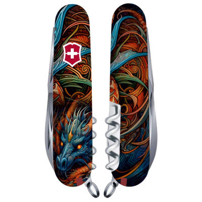 Нож Victorinox Climber Zodiac Сапфіровий дракон (1.3703_Z3260p) Винница - изображение 1