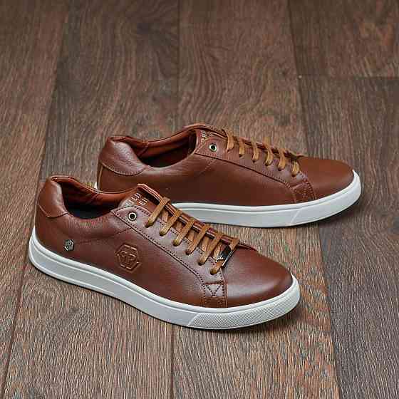 Чоловічі стильні шкіряні кеди М-84 р\б Харьков