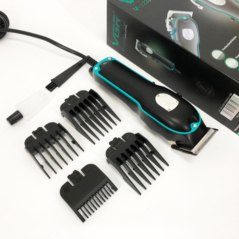 Машинка для стрижки волос и затылка VGR, Машинка для разных стрижек аккумуляторная KC-99 Львов - изображение 9