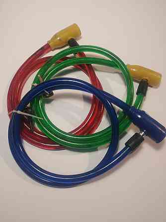 Замок на колесо (трос 1000*10mm) (з ключем) Мукачево