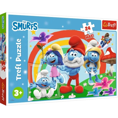 Пазл Trefl Maxi The Smurfs День смурфа 24 елемента (5900511143744) Вінниця - фото 1