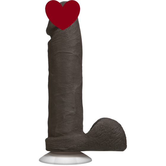 Фаллоимитатор Doc Johnson The Realistic Cock 8 inch Black - ULTRASKYN, Vack-U-Lock, диаметр 5,1см Sex Aura Киев