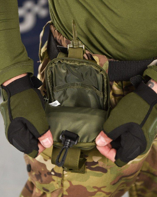 Подсумок тактический SILVER KNIGHT ULTIMATUM олива ОН4822 Одесса - изображение 7