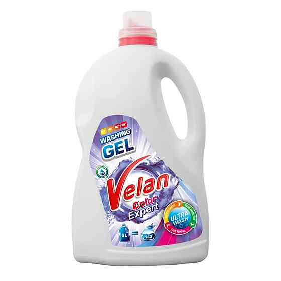Гель для стирки Velan Color для цветных вещей 5л Київ
