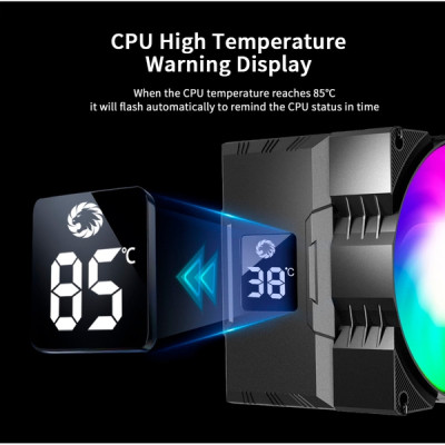 Кулер для процессора Gamemax Gamma 90 Digital BK Винница - изображение 5