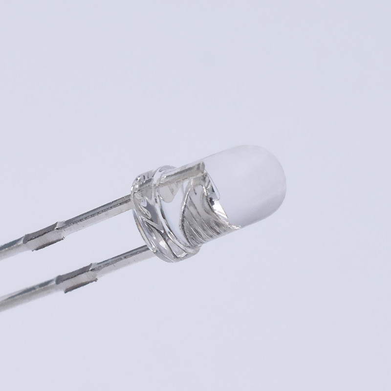 LED світлодіод 3мм 3-3.2В 20мА білий 1000 шт – комплект діодів для пайки, підсвітки та індикації MasterSem Київ - фото 4