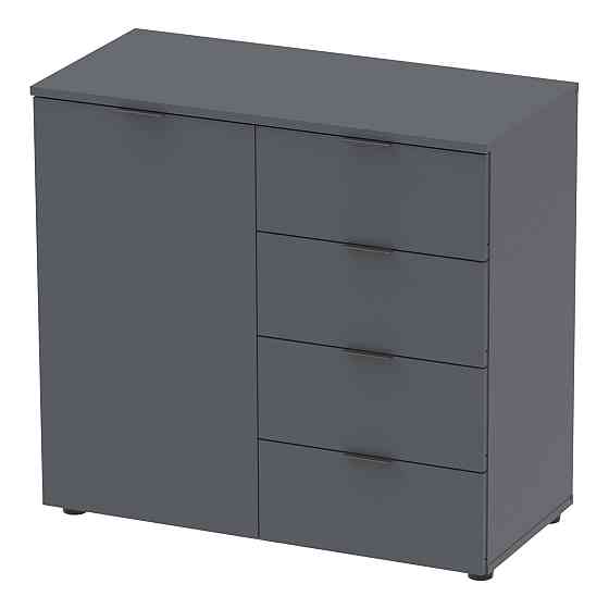 Комод в гостиную Doros Рон 1 80х38х81 см Графит (DRS-011293) Днепр