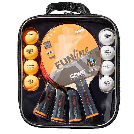 Набір для настільного тенісу Gewo Family &amp; Friends 4 Bats 8 Balls (97010000) Київ