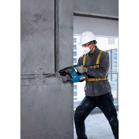 Аккумуляторный бесщеточный перфоратор Bosch Professional GBH 187-LI 18V SDS-Plus 2.4 Дж (0611923020) без АКБ и зарядного устройств Киев