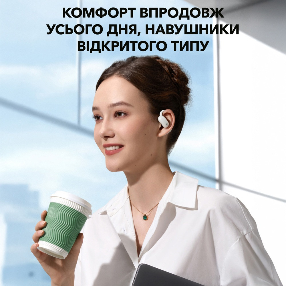Гарнитура Anker SoundСore AeroFit 2 White (7079358) Киев - изображение 2