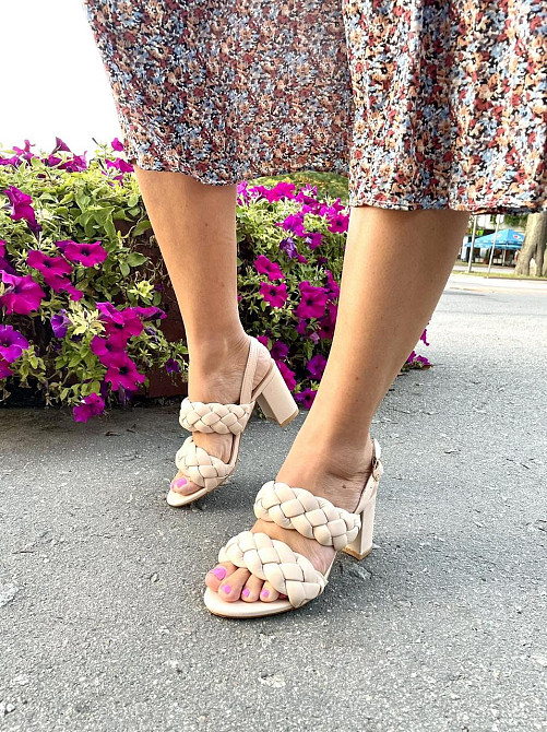 L&M Босоніжки жіночі L&M 5005-2 бежеві (літо, еко-шкіра) (4584) Коломия - фото 3