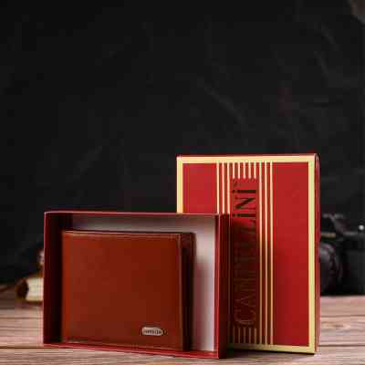 Кошелек Canpellini Из натуральной кожи Коричневое (21780) Винница