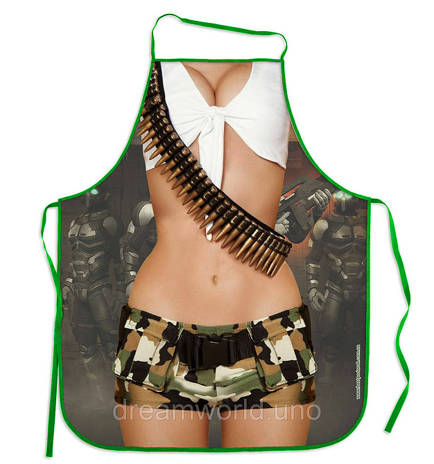 Прикольные фартуки Девушка солдат Харьков - изображение 1