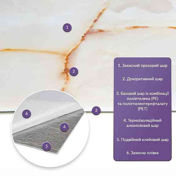 Самоклеящаяся стеновая PET плитка 600х300х2мм SW-00001677 Киев